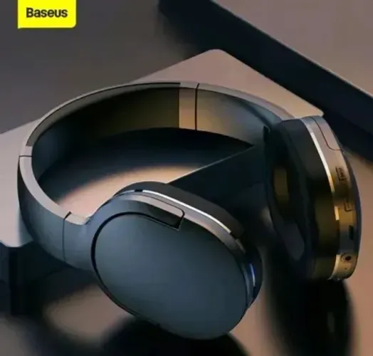 Baseus D02 Pro Fone De Ouvido Bluetooth Estéreo Sem Fio 5.0 Hifi Dobrável Esporte Headset