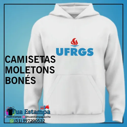 Moletom UFRGS Personalizado - Tua Estampa