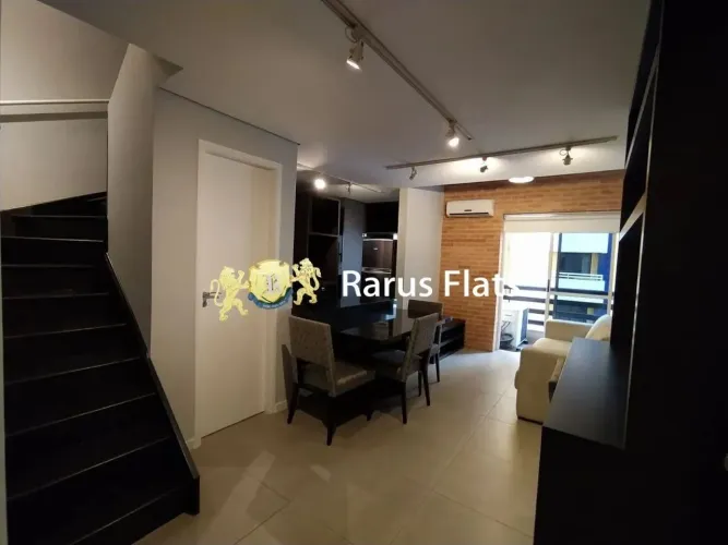 Flat para locação em Moema - Edifício Duplex Life Moema
