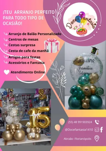 Arranjos de Balões para Festas