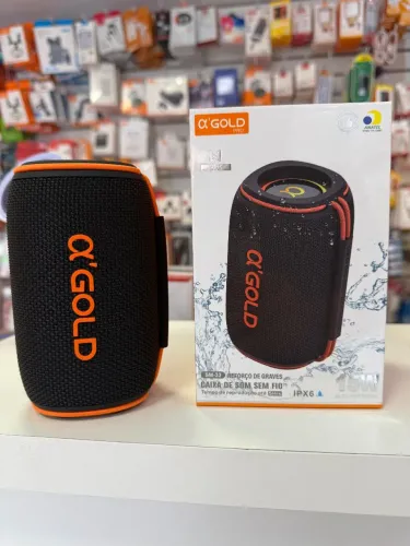 Caixa de Som Bluetooth Alpha Gold Pro - 15W