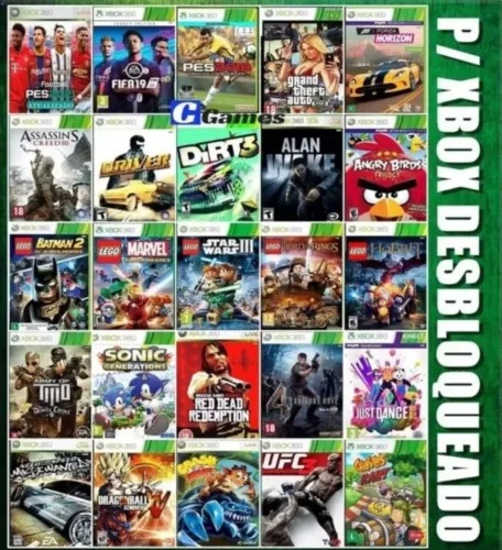 Jogos Xbox 360 com RGH ou não - Vários Títulos