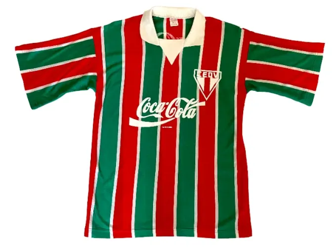 Camisa original do Operário de Várzea Grande, usada por jogador nos anos 80