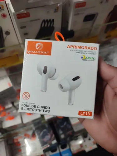 Fone de Ouvido Bluetooth TWS H'MASTON LY13 - Novo!