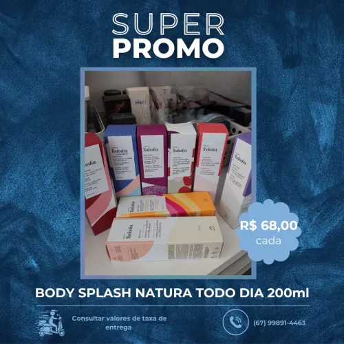 Body Splash Natura Todo Dia diversos 200ml 