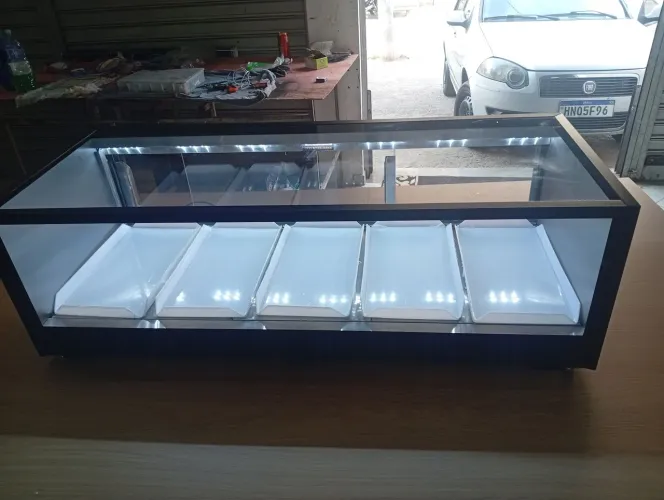 Estufa salgado com iluminação LED