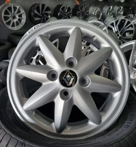 Jogo de rodas usadas aro 14 4x100 Renault Clio