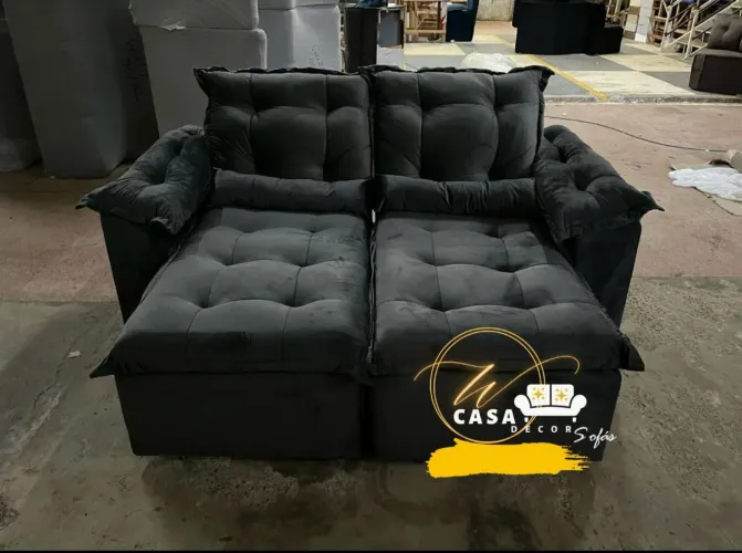 Sofás direto da fábrica, frete grátis 