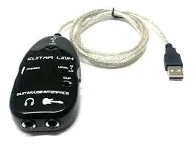 Interface Usb De Guitarra Violão Baixo Pc Guitar Link