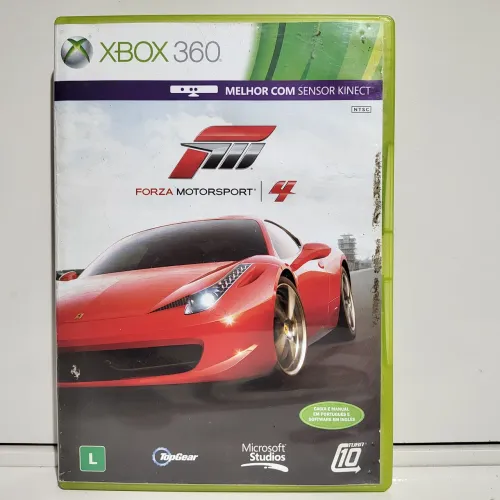Jogo Forza Motorsport 4 Original Xbox 360 Mídia Física Completo Seminovo