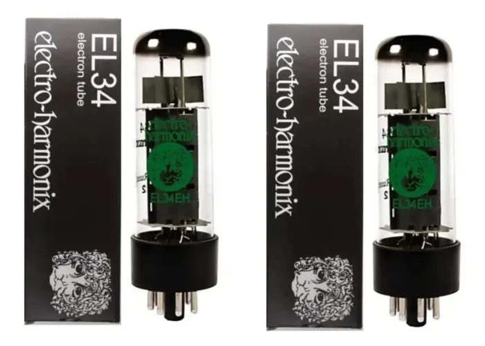 Válvulas EL34 Electro Harmonix - 6ca7 Tubos de áudio