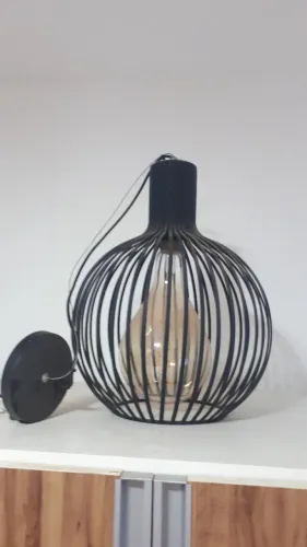 Lustre / luminária pendente de ferro