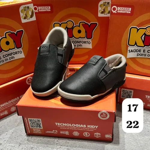 Tênis Infantil Kidy Preto - Tamanhos 17 e 22