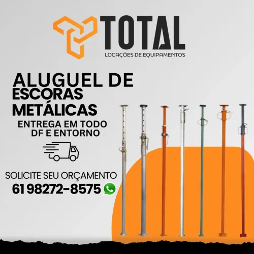 Aluguel de Escoras Metálicas