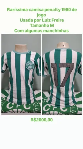 Raríssima Camisa coritiba 1980 de jogo 