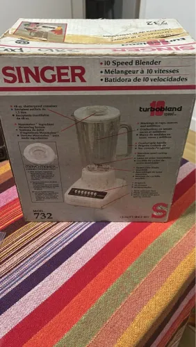 Liquidificador Singer Turboblend Raríssimo!!