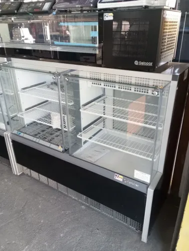 NZ. Vitrine dupla quente e fria 1,40m Gelopar