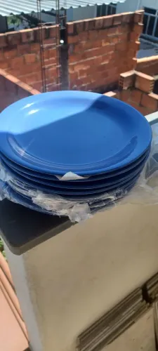Conjunto de 3 pratos