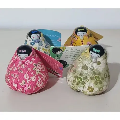 Bonequinhas decorativas Kokeshi Lucky Club