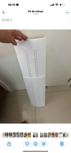 Protetor de vento para ar-condicionado 