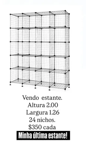 Armário aramado nicho
