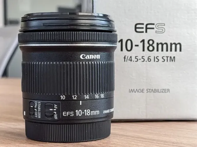 Lente Canon APS_C 10-18 (MUITO NOVA)