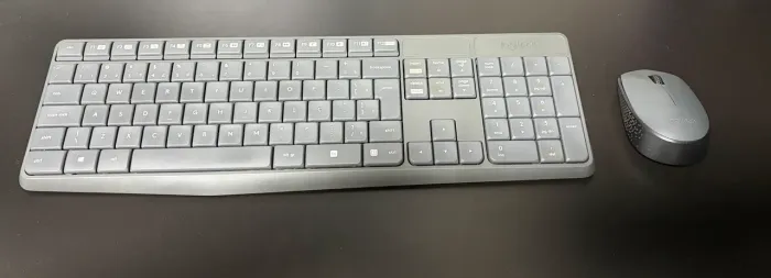 Kit teclado e mouse sem fio Logitech 