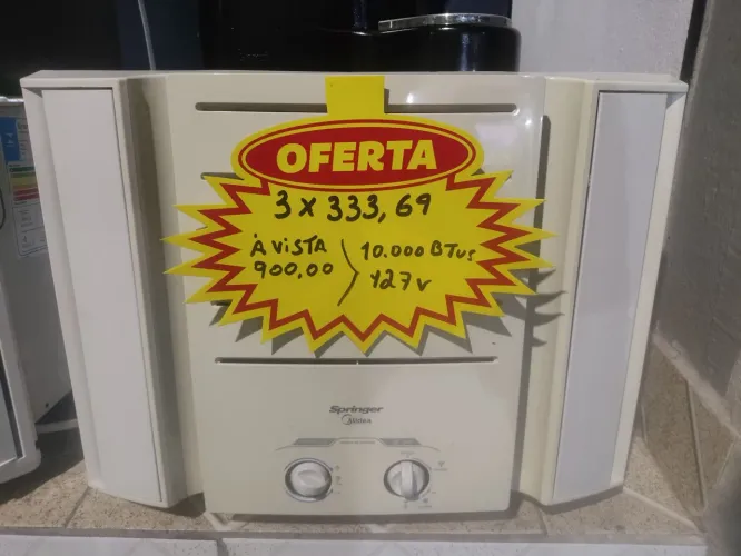 Ar-condicionado Midea funcionando perfeitamente 