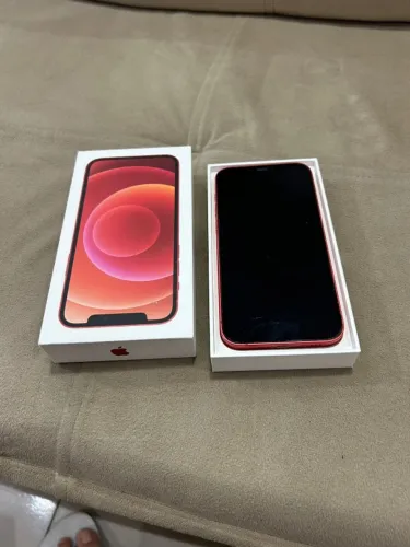 IPHONE 12 VERMELHO 64GB COM CAIXA ORIGINAL