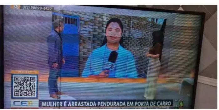 Tv LG 43 com defeito