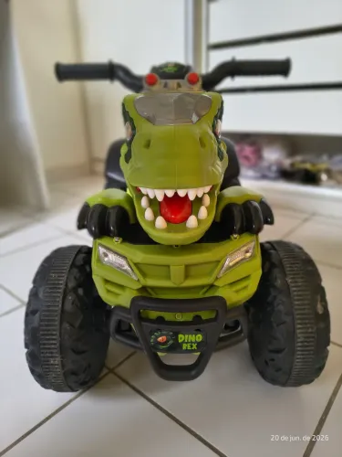 Quadriciclo elétrico 5v infantil Dinossauro 