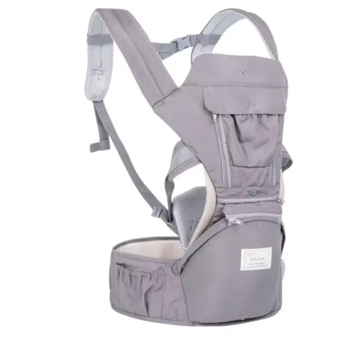Bolsa Canguru Carregador Ergonômico Bebê 3 em 1 Passeio Suporte Original AIEBAO