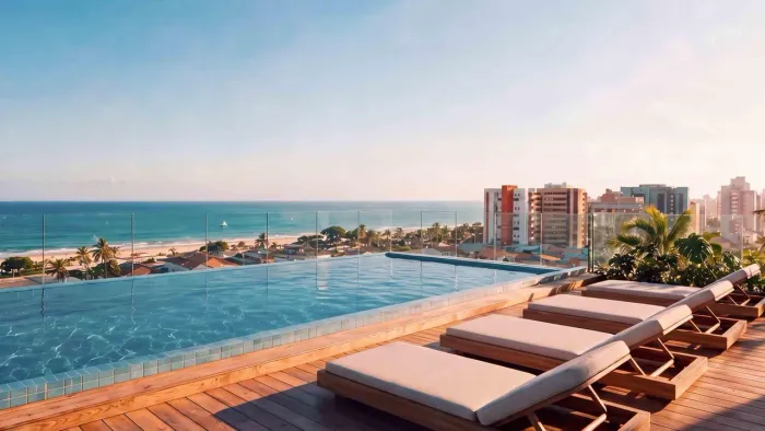 Apartamento Lume studios Studio e Quarto Sala na Pajuçara em Maceió