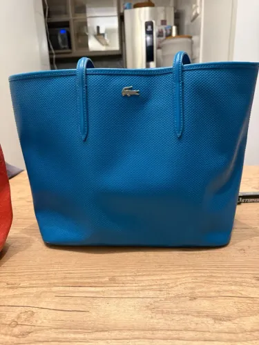 Bolsa Lacoste couro
