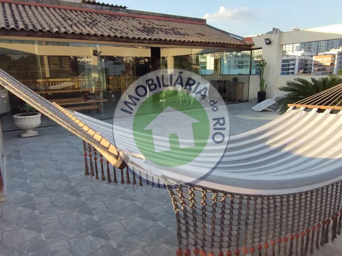 Cobertura de luxo à venda na Freguesia (Jacarepaguá), Rio de Janeiro-RJ: 3 quartos, 1 suít