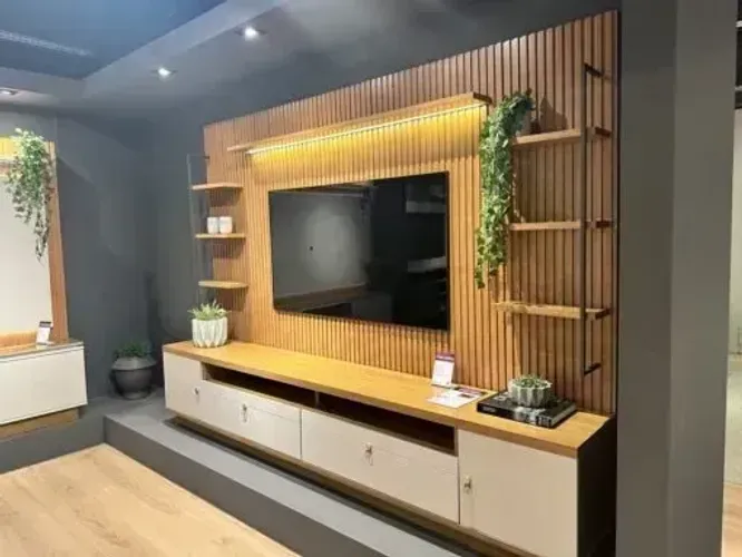 Painel + Rack + 2 Módulos Ouro Preto 2,70m Novo! Pronta Entrega!