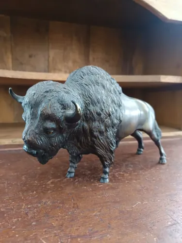 Estatueta de Buffalo Vintage Breyer American Bision (Importado)