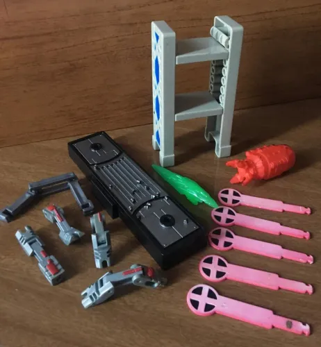 14 peças para diorama