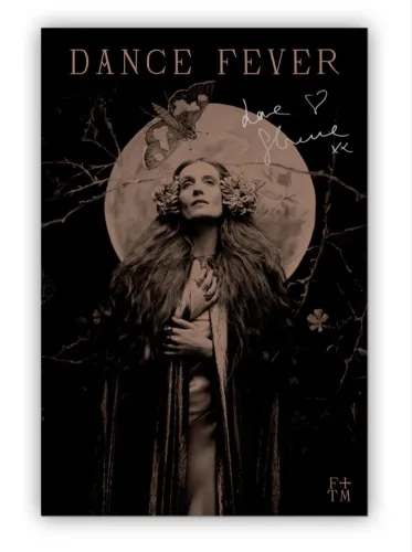 Florence And The Machine Pôster Autografado Signed Gothic Dance Fever importado