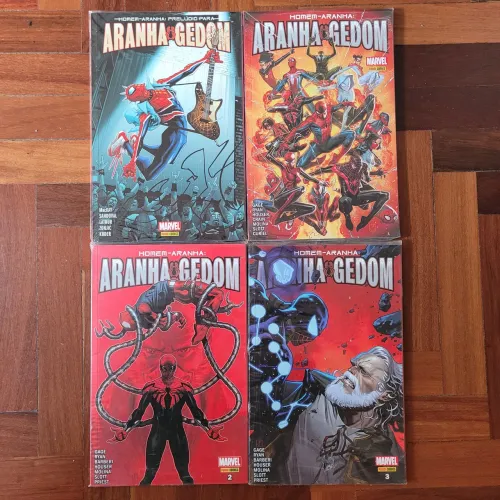 Homem-Aranha: AranhaGedon (4 volumes) COMPLETO e LACRADO