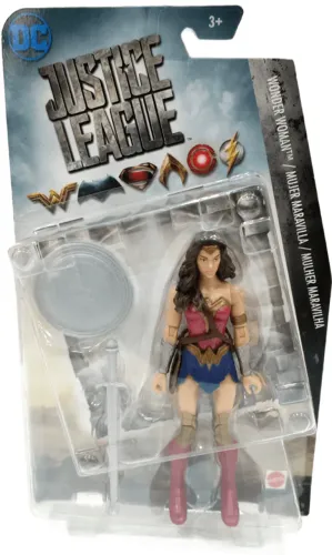 Boneco Mulher Maravilha Liga da Justiça Filme 15cm