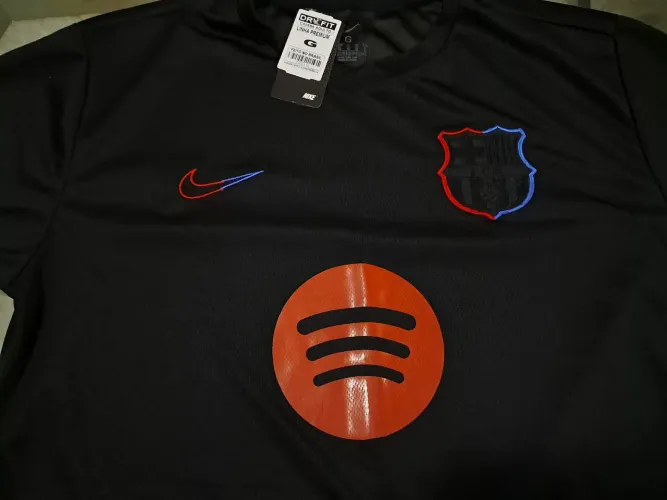 Camisa Barcelona Spotify Preta 