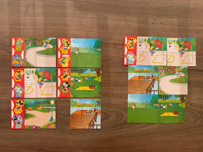 Lote quase completo + repetidos disney nestle magic anos 90
