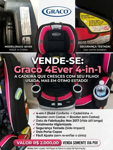 Cadeirinha Graco 4Ever 4-in-1 