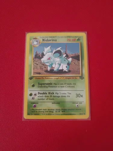 Carta pokémon Vintage Nidorina First Edition SP