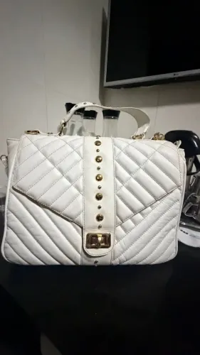 Bolsa Carmem Steffens em couro Média 