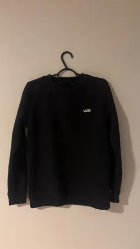 Moletom preto Vans sem capuz