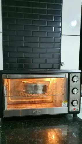Forno elétrico de mesa Philco 60L Prata