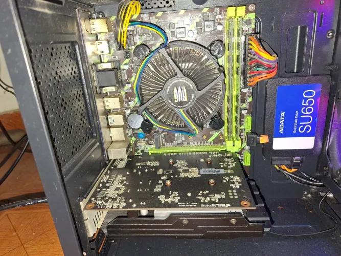 Kit placa mãe, processador e memoria ram 16gb