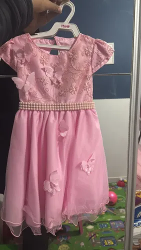 Vestido de festa infantil 1 a 2 anos